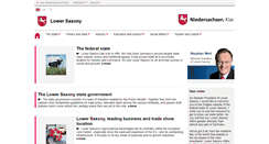 Desktop Screenshot of lower-saxony.de